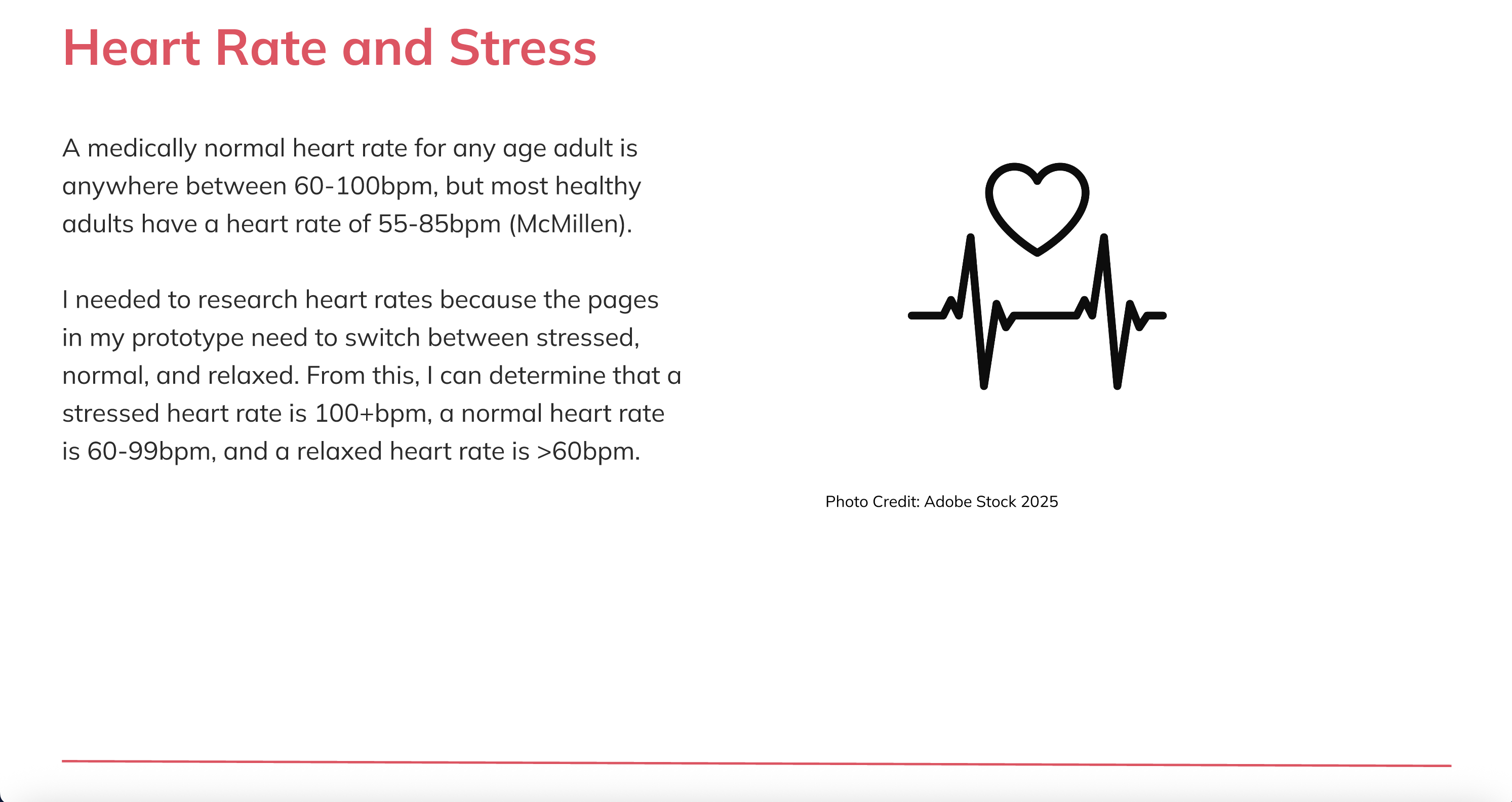 Additional research I did on heart rate data.