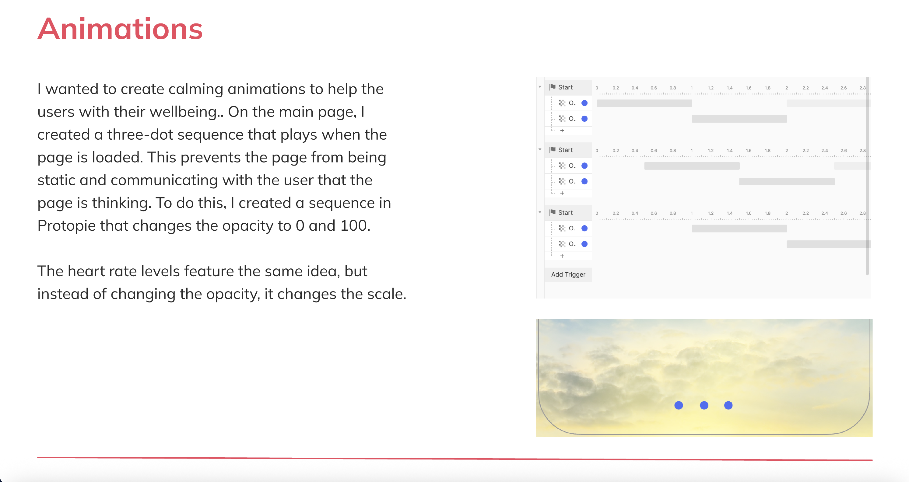 Additional research I did on animations.